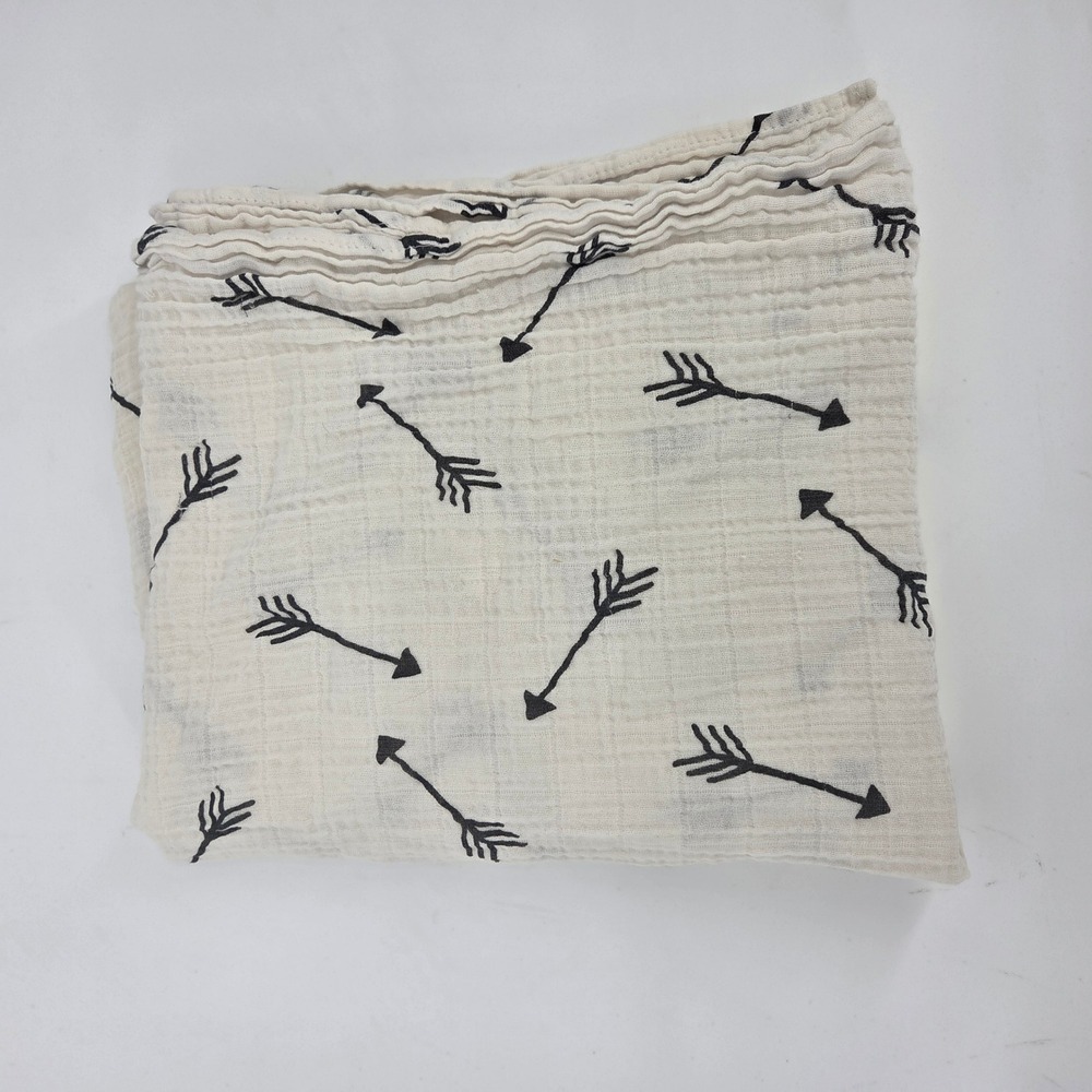 Nordstrom Baby Swaddle Muslin Arrow Print One Size Blanket Security Lovie